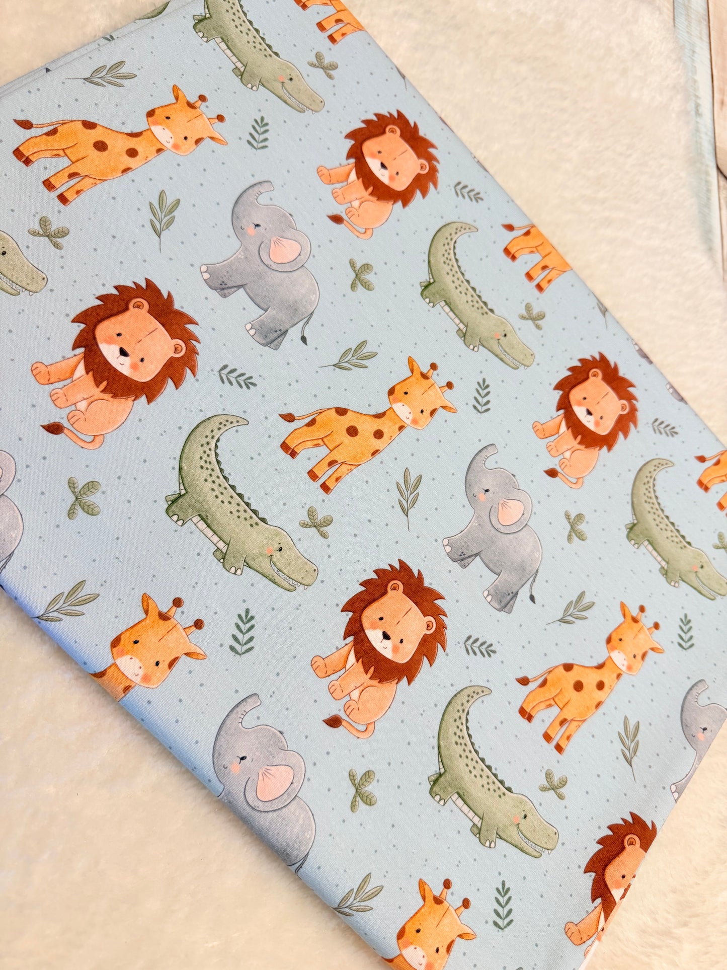 Stoff VB Animal Baby Safari