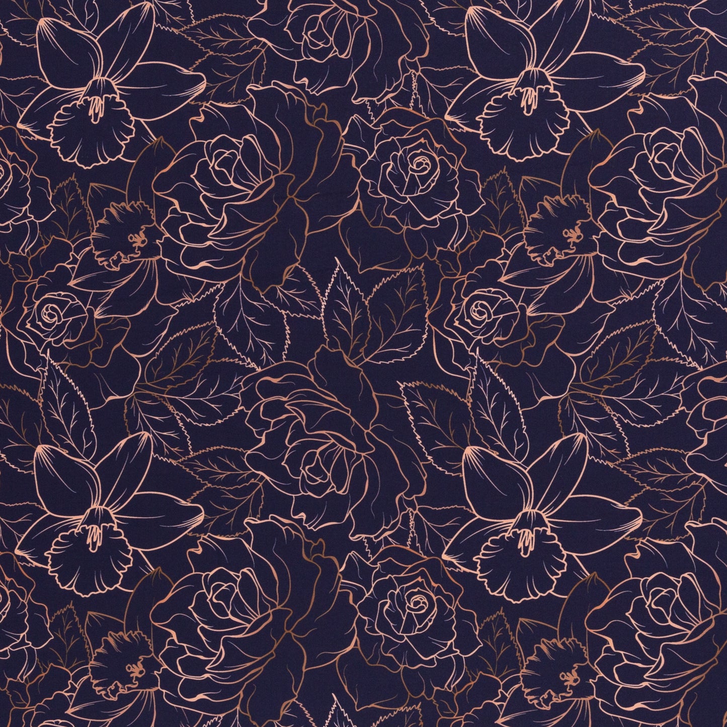 Stoff Softshell Blumen