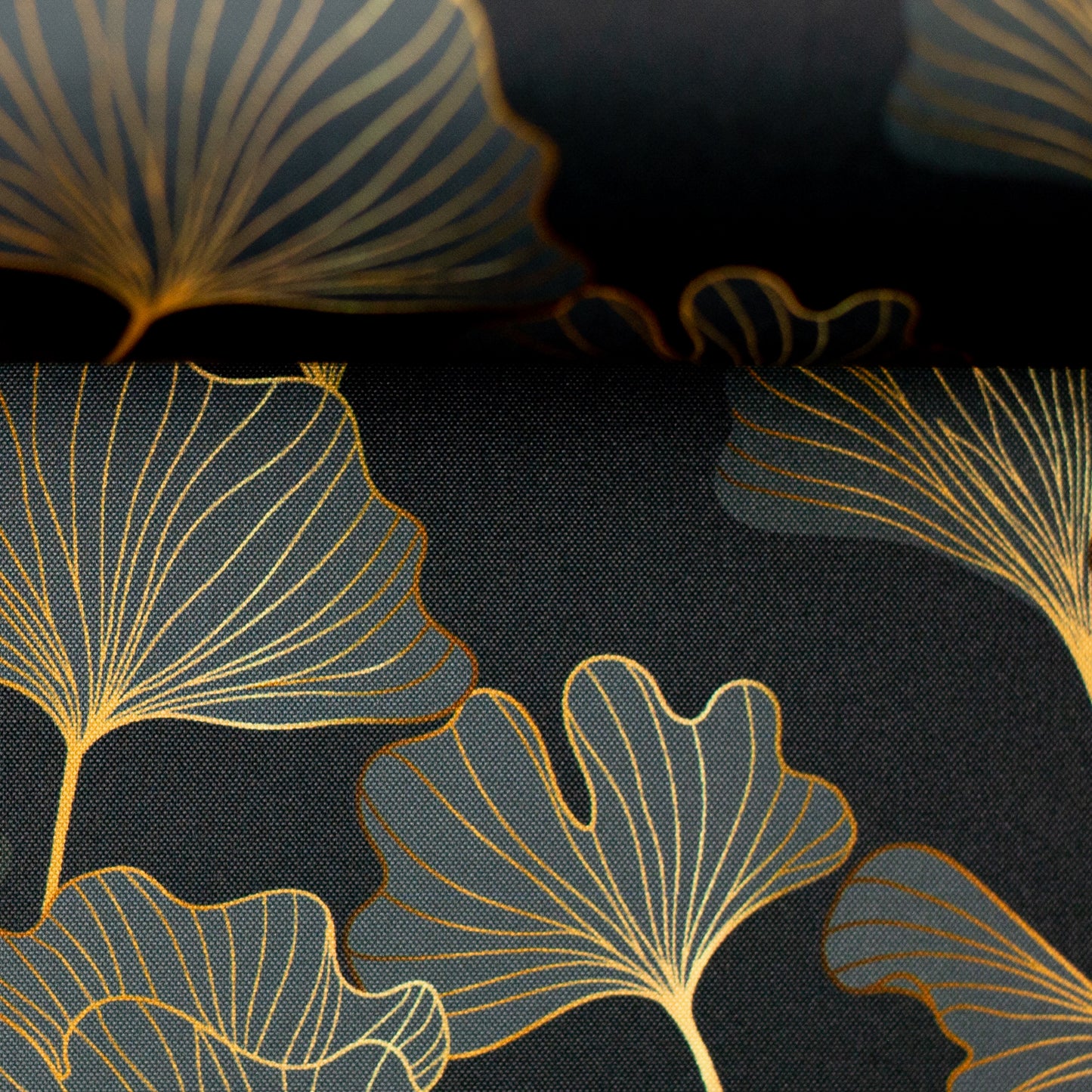 Stoff Softshell Ginko Blätter