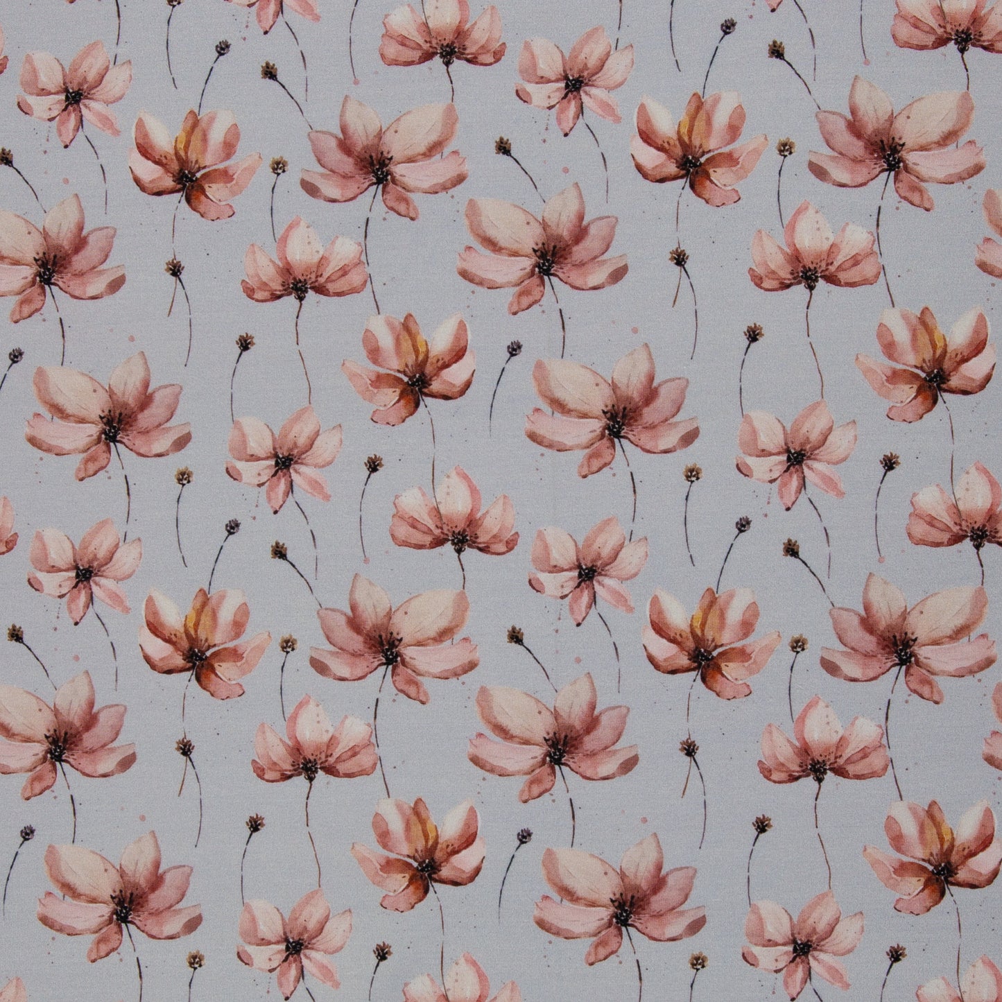 Stoff Sweat Magnolie