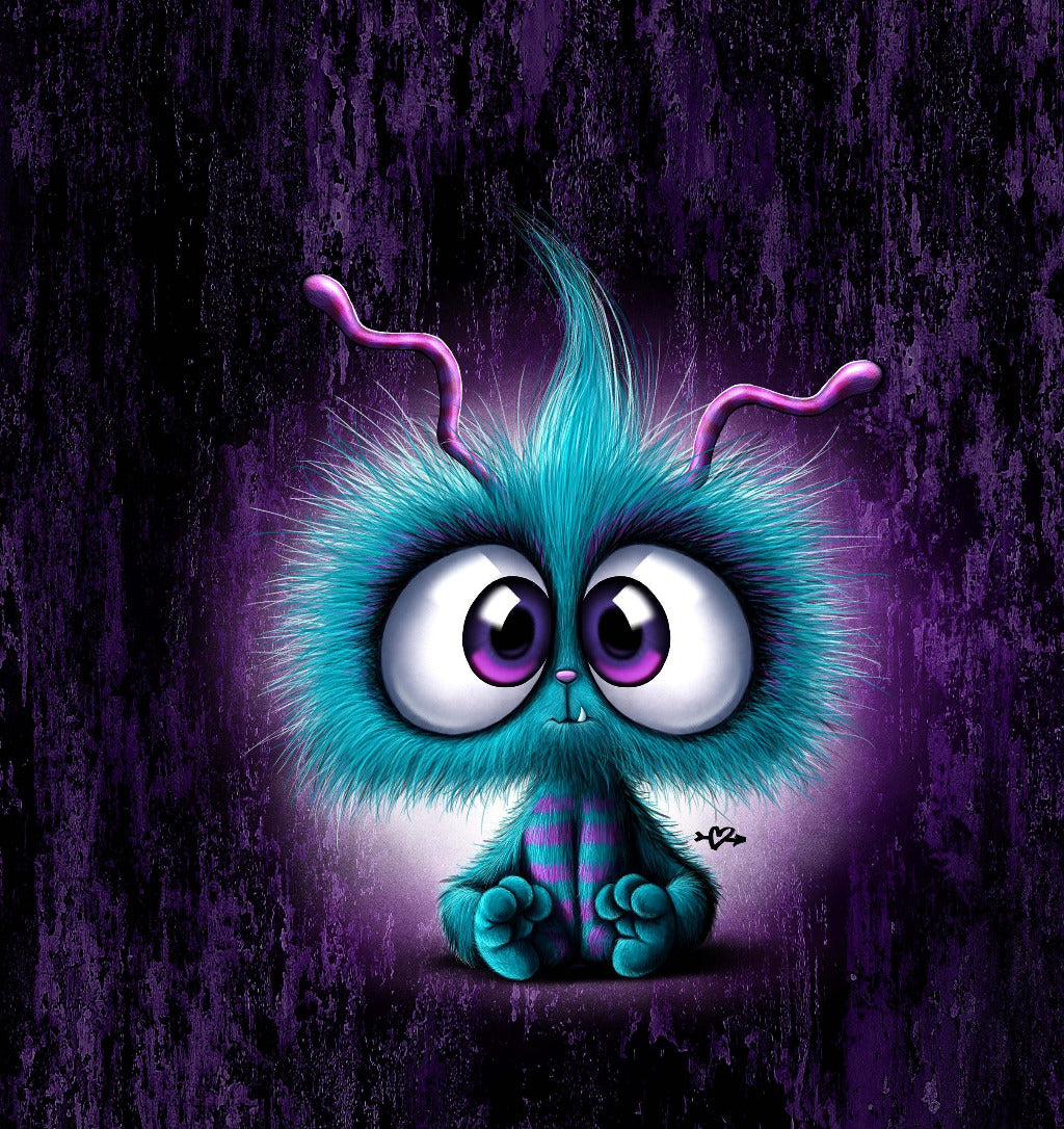 Stoff Sweat Panel Monsta Nibble by Thorsten Berger