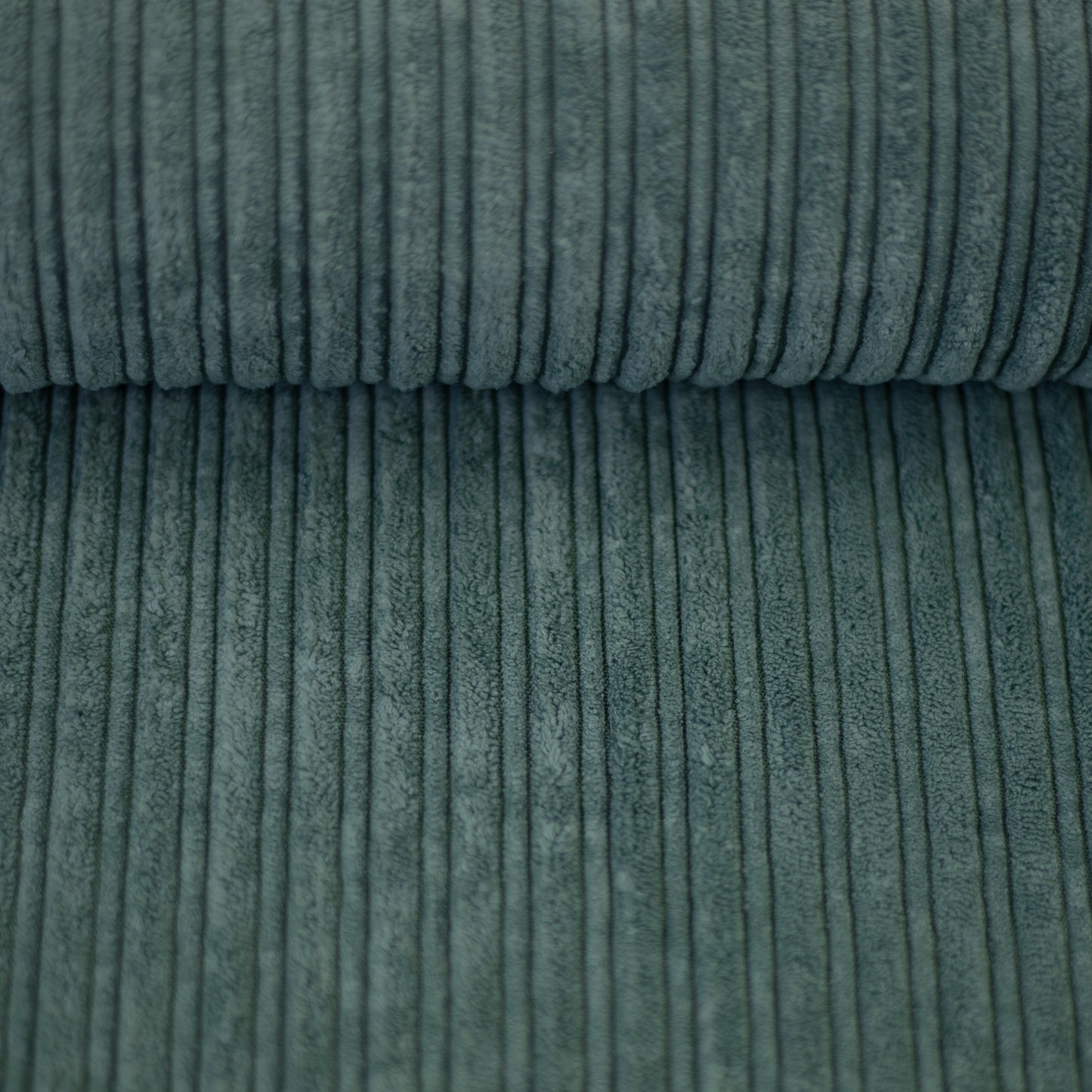 Stoff Cord-Plüsch Smaragd