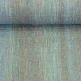Stoff Musselin, Double Gauze Verlauf, grau/mint/blau