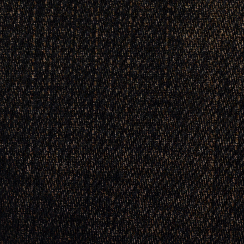 Stoff French Terry Denim Braun