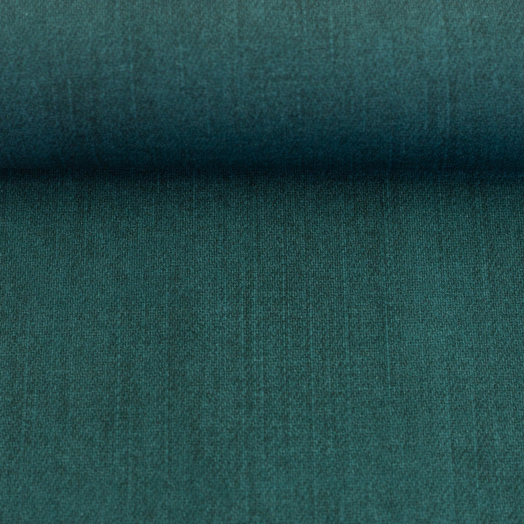 toller French Terry Denim Stoff in der Farbe petrol