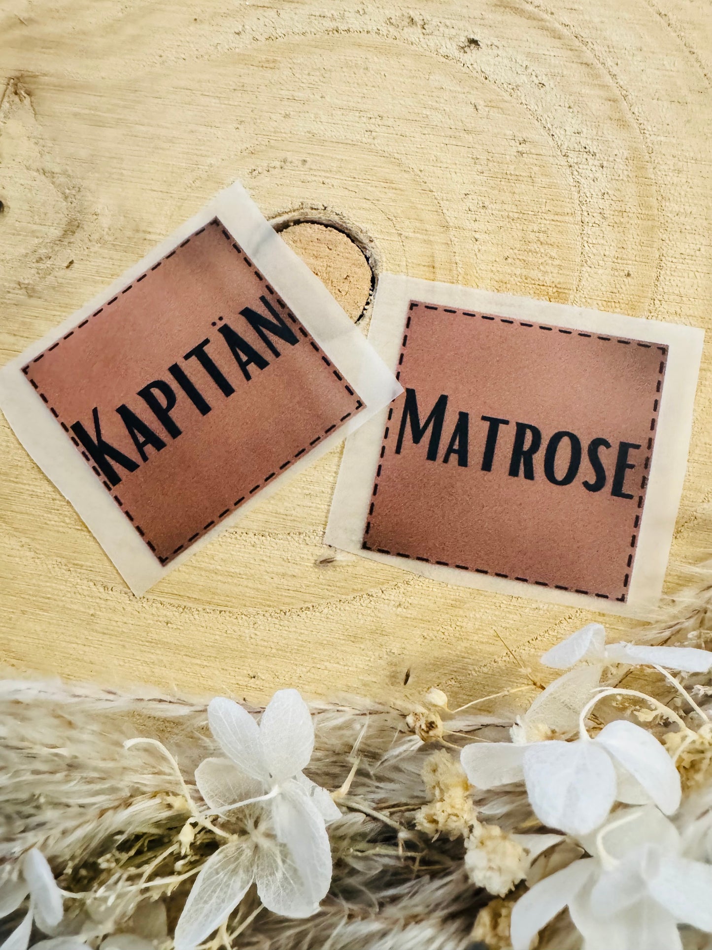 Bügellabel Matrose