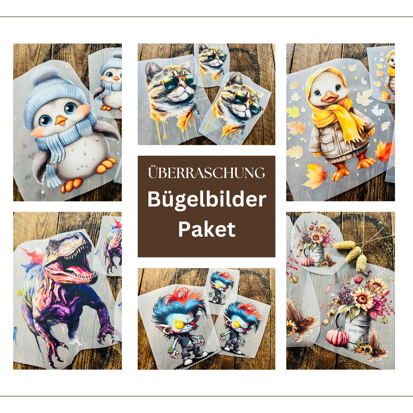 Überraschungspaket Bügelbilder