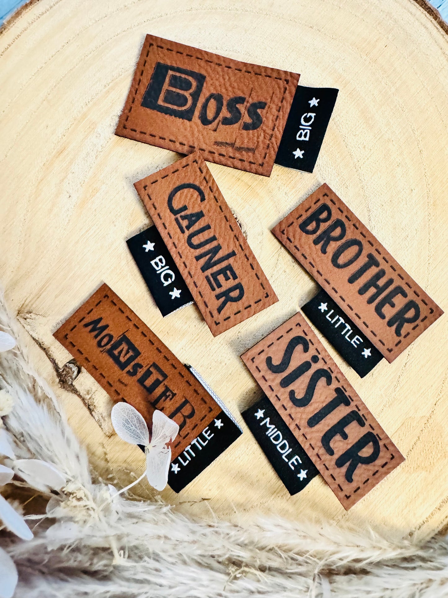 Kunstlederlabel Boss