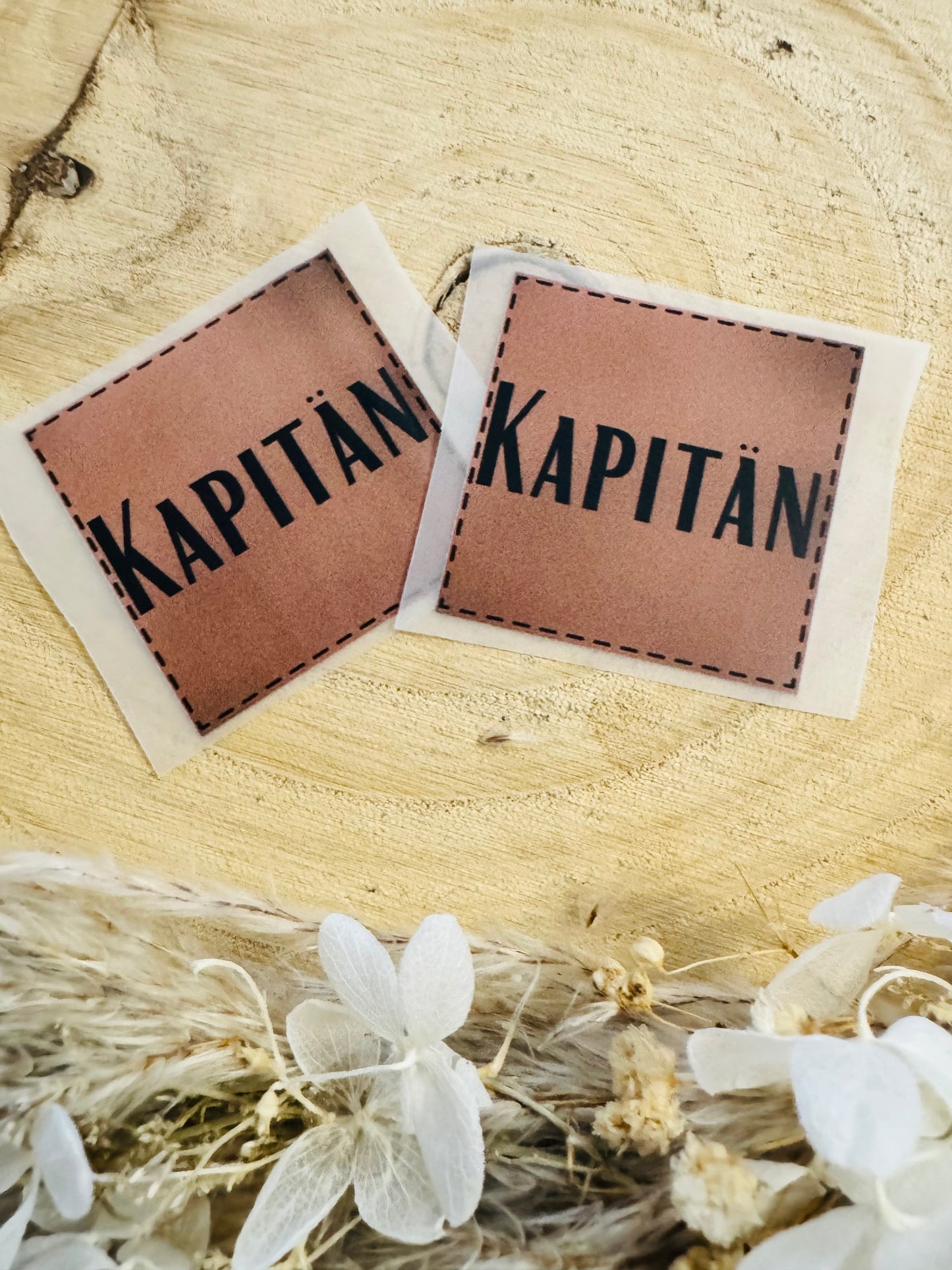Bügellabel Kapitän