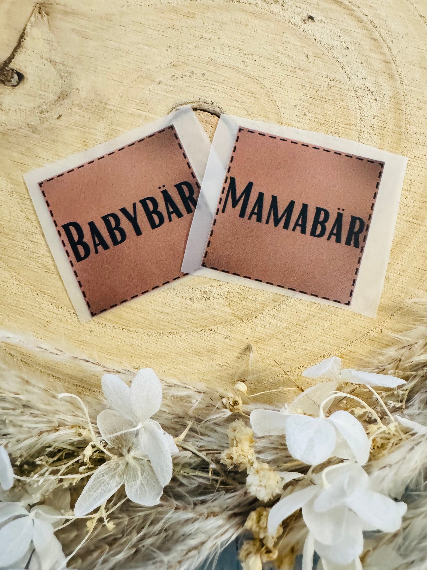 Bügellabel Mamabär