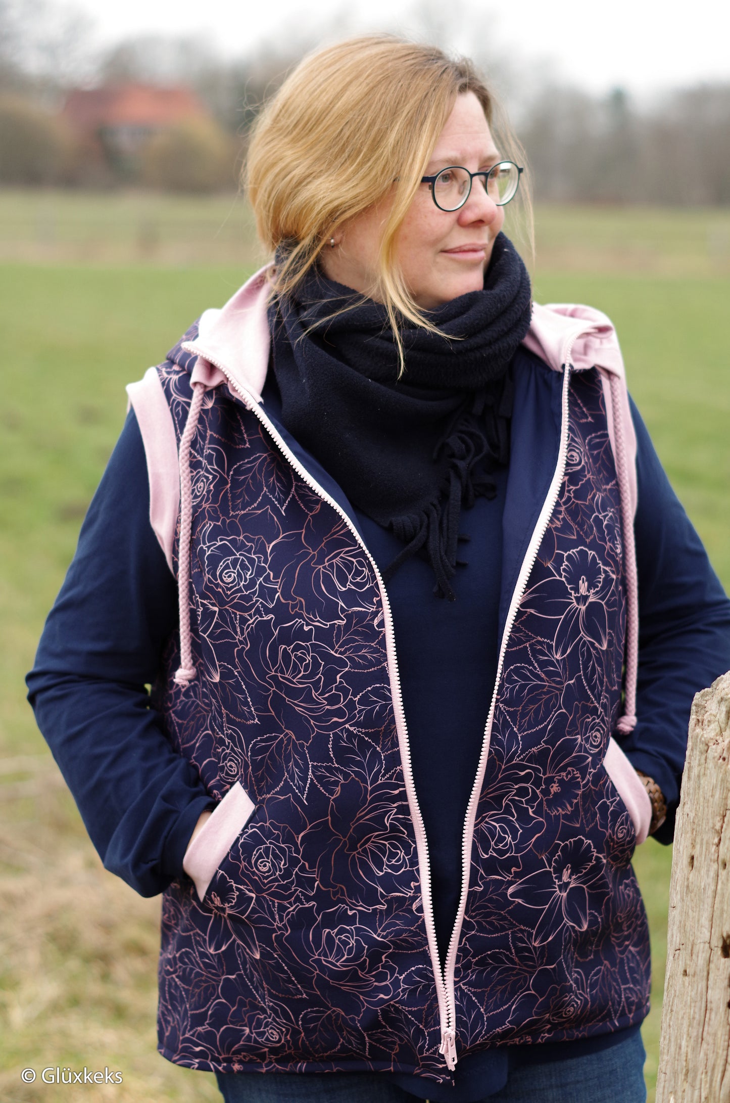 Stoff Softshell Blumen