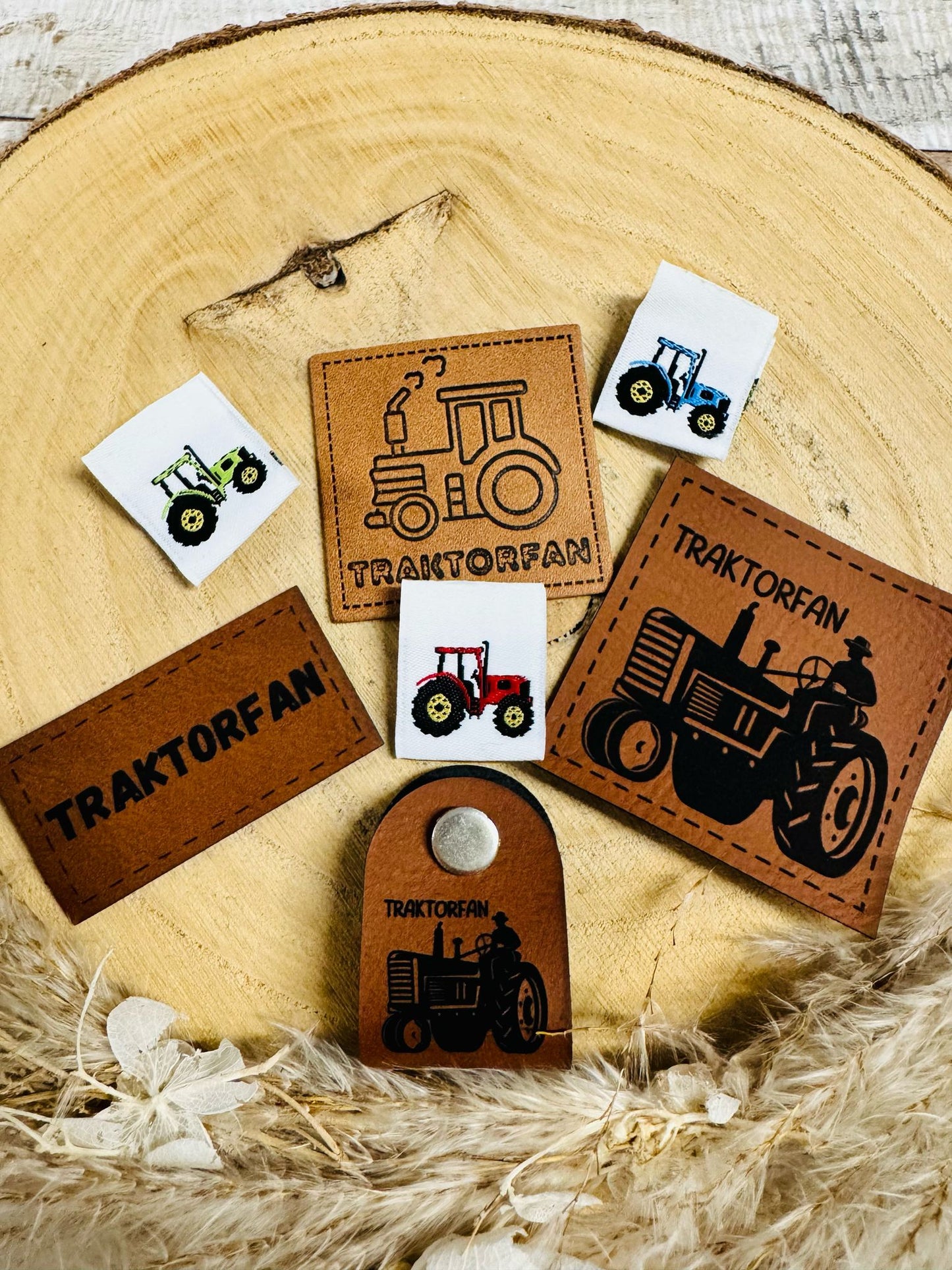 tolles Labelset mit verschiedenen Traktor Motiven