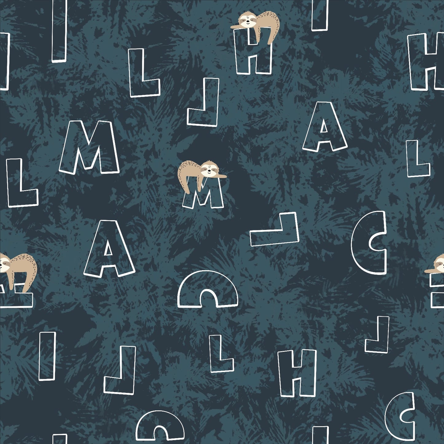 Stoff Growi ChillMalFauli dunkel