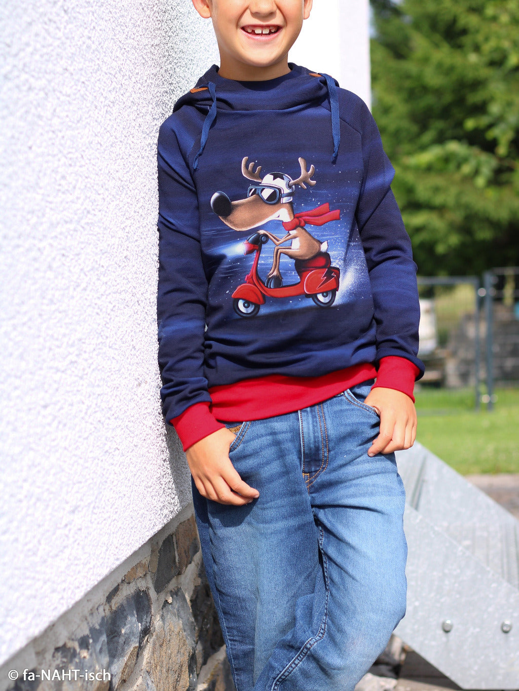 Beispielfoto mit Motiv Roller mit Rentier