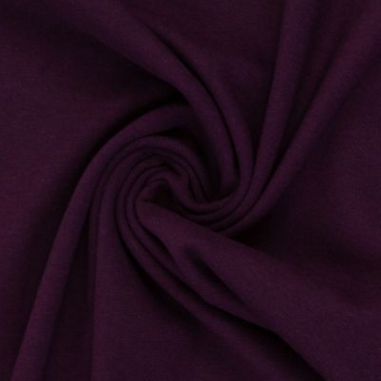 Bündchen Stoff Heike in der Farbe Uni Bordeaux Normalansicht