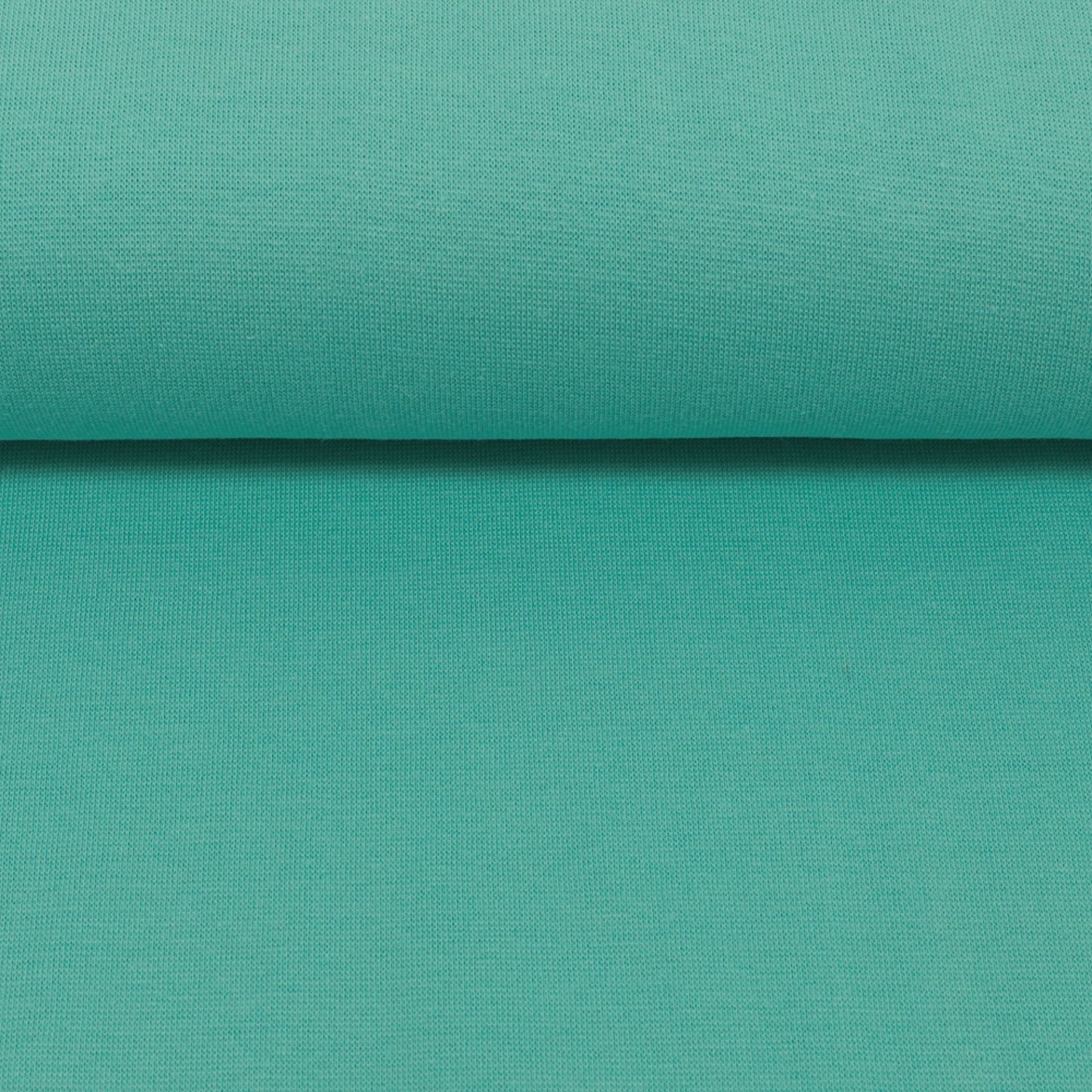 Bündchen Stoff Heike in der Farbe uni mint Detailansicht