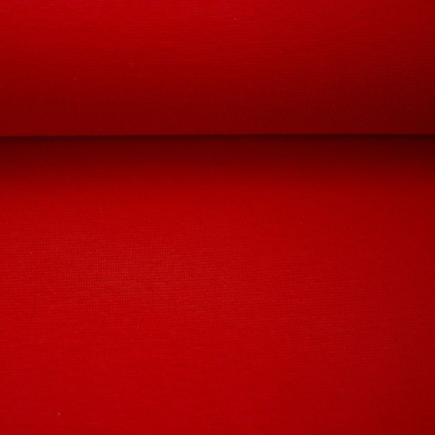 Bündchen Stoff Heike in der Farbe uni Rot Detailansicht