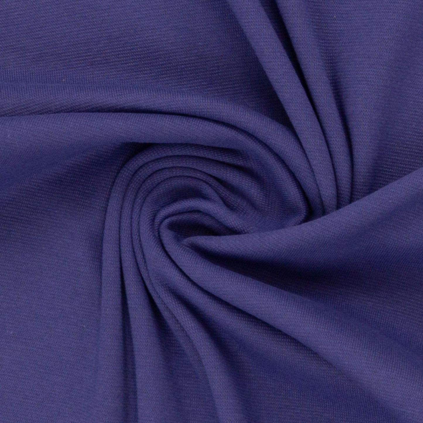 Bündchen Stoff Heike in der Farbe uni violett Normalansicht