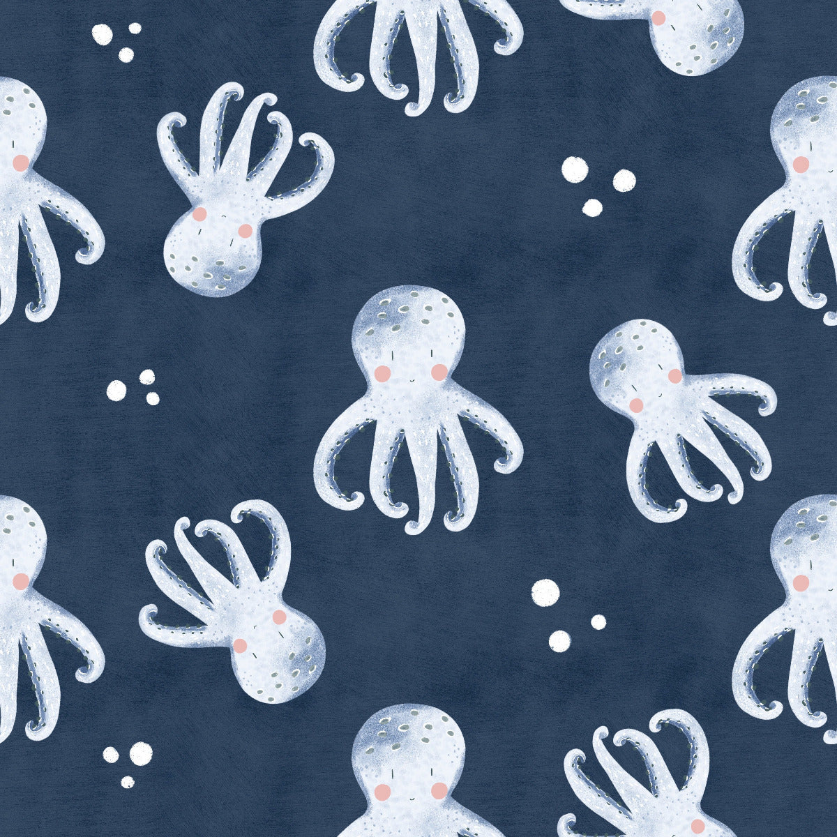 Stoff VB Blue Sea Squid