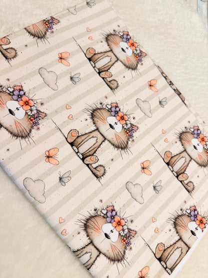 Stoff VB little Flower Kitty