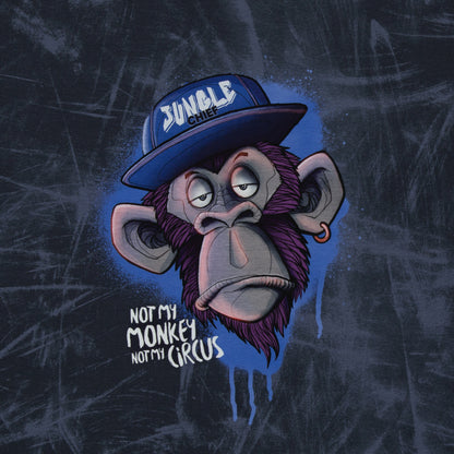 Stoff urban monkey Panel by Thorsten Berger