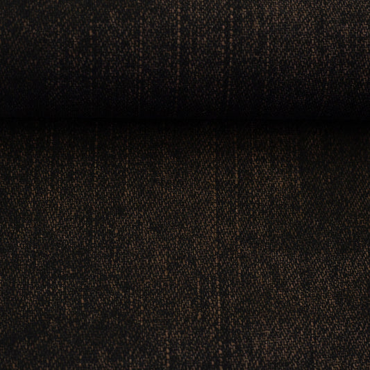 toller French Terry Denim Stoff in der Farbe Braun