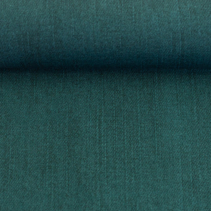 toller French Terry Denim Stoff in der Farbe petrol