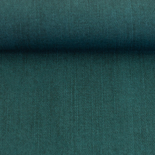 toller French Terry Denim Stoff in der Farbe petrol