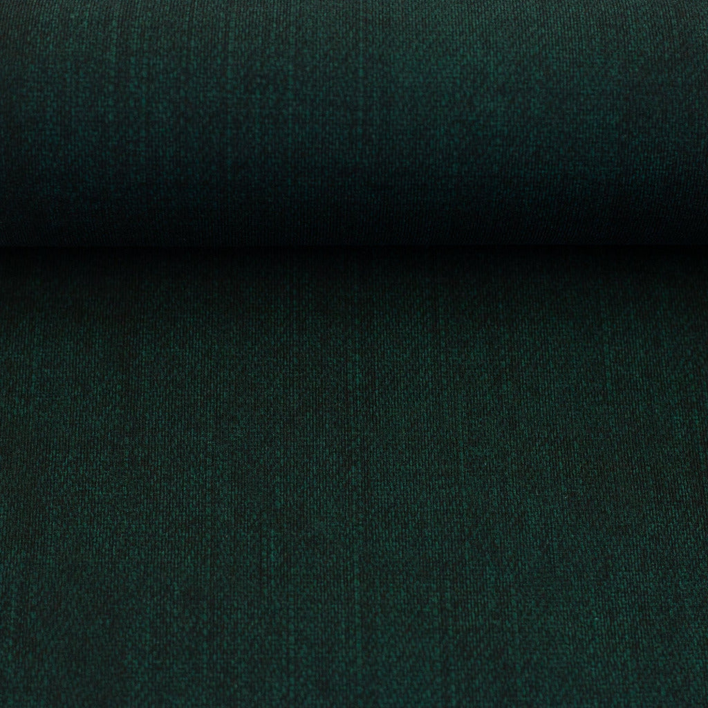 Toller French Terry Stoff in Denim Jeansoptik in der Farbe dunkel petrol