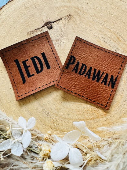 Kunstlederlabel Padawan