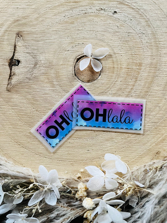 Bügellabel Ohlala 3