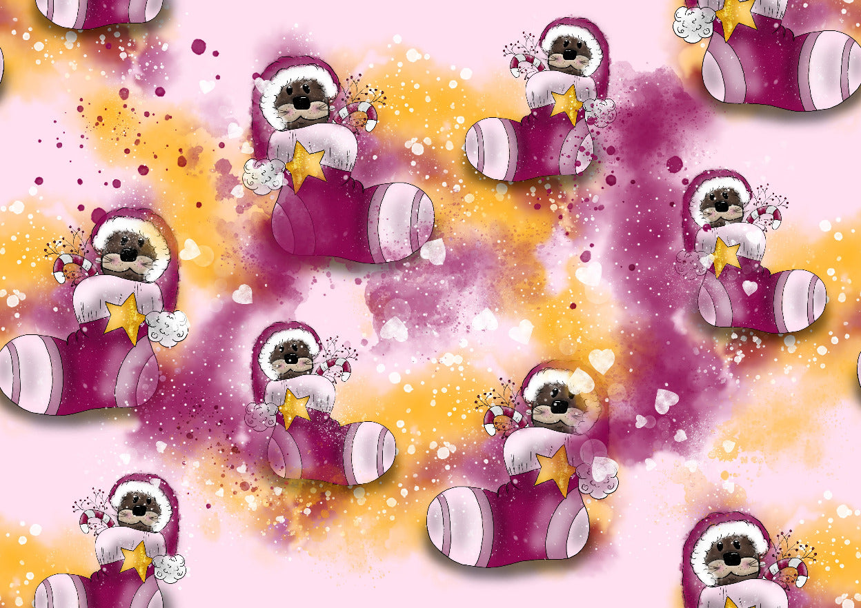 Stoff Sweat Weihnachten Otti