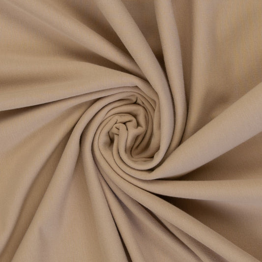 Stoff French Terry Maike Swafing Uni beige 672