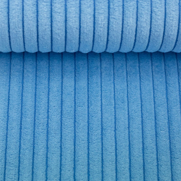 Stoff Wanja Cord-Samt hellblau 842