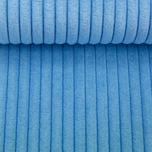 Stoff Wanja Cord-Samt Hellblau 842