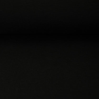 Bündchen Stoff Heike Swafing Uni Schwarz 299