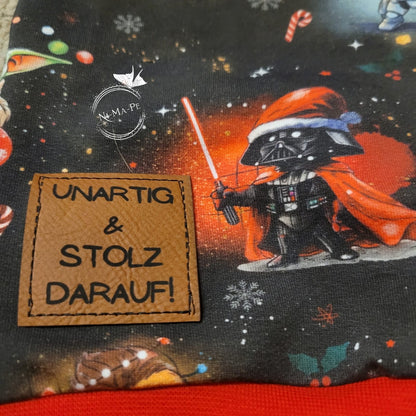 Rest Stoff Sweat VB Weihnachten Sterne 2