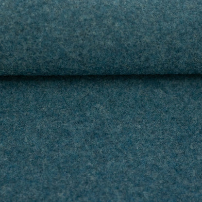 Stoff Merino Fleece Swafing Petrol 1749
