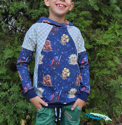 Stoff Sternen Krieger