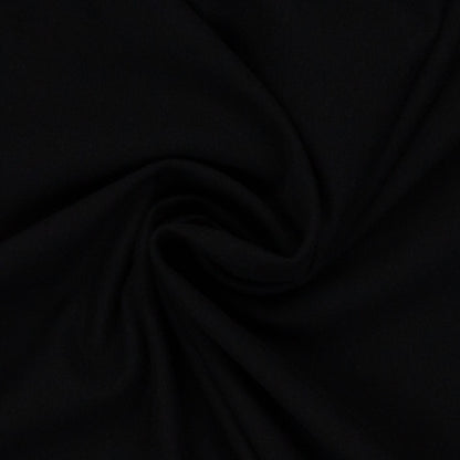 Stoff French Terry Maike Swafing Uni Schwarz 299