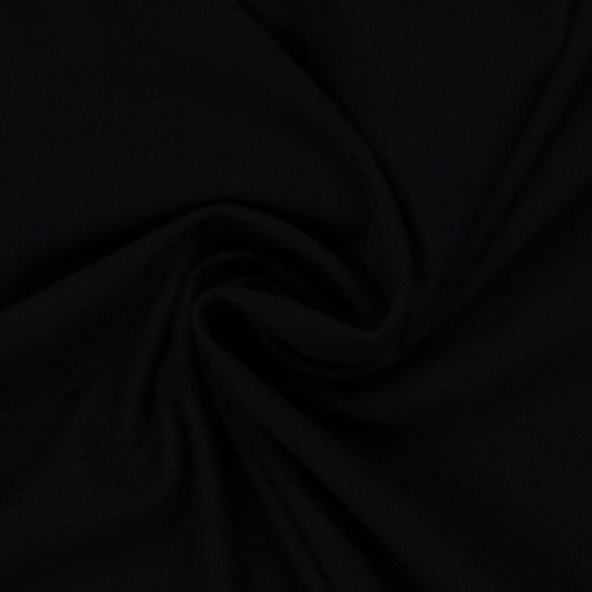 Stoff French Terry Maike Swafing Uni Schwarz 299