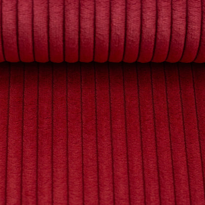 Stoff Wanja Cord-Samt burgundy 638