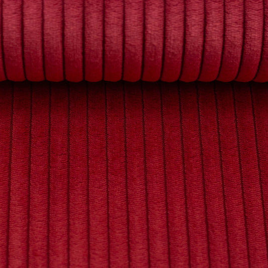 Stoff Wanja Cord-Samt Burgundy 638