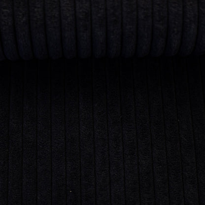 Stoff wanja Cord-Samt Schwarz 299