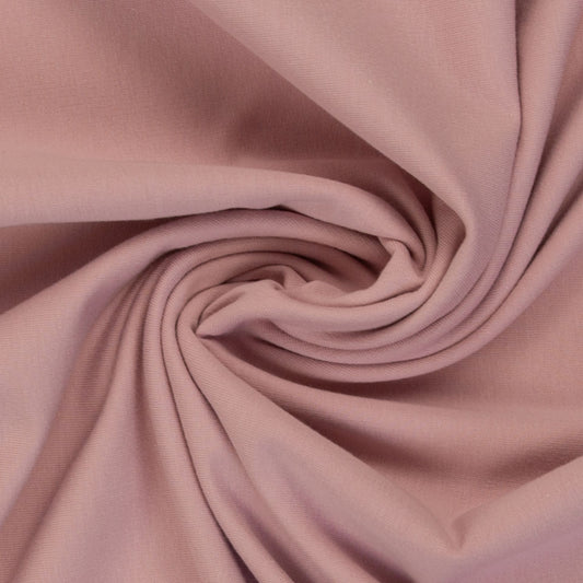 Stoff French Terry Maike Swafing Uni Rosa 432