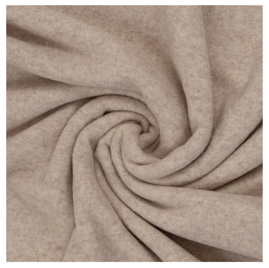 Stoff Merino Fleece Swafing 1010 Natur - Lieferung Ende Oktober!