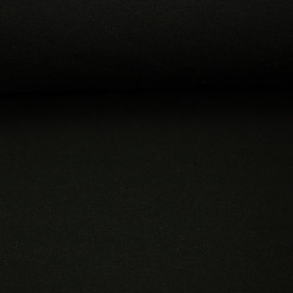 Stoff French Terry Maike Swafing Uni Schwarz 299