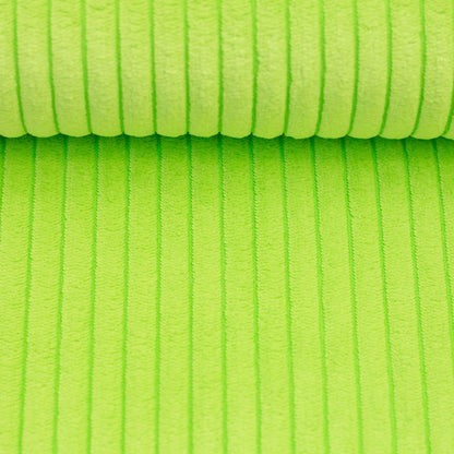 Stoff wanja Cord-Samt Kiwi-grün 602