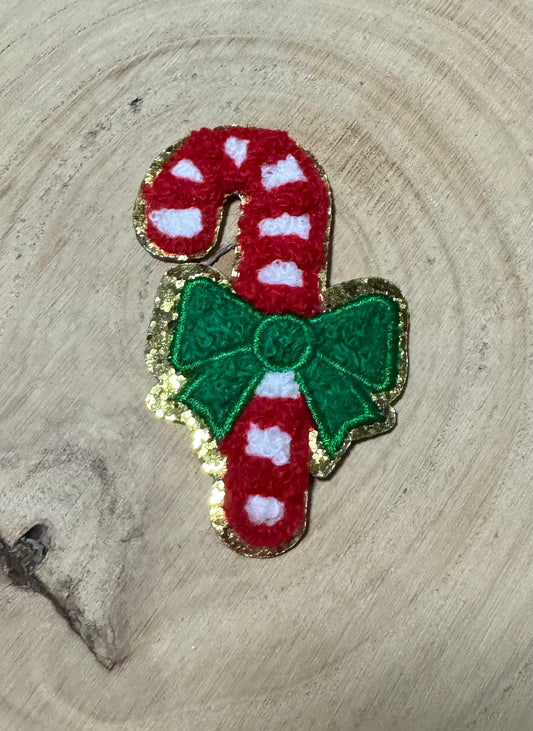 Patch Chenille Zuckerstange