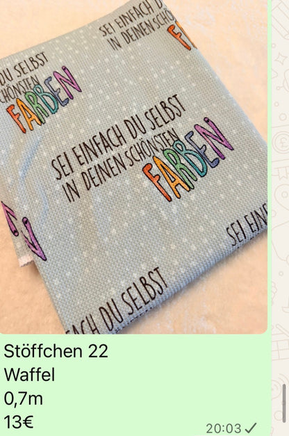 Stoffparty Mai Nicola S